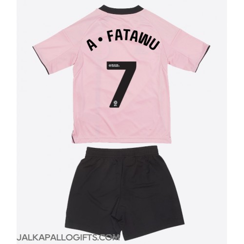 Leicester City Issahaku Fatawu #7 Kolmas Peliasu Lasten 2025-26 Lyhythihainen (+ Lyhyet housut)